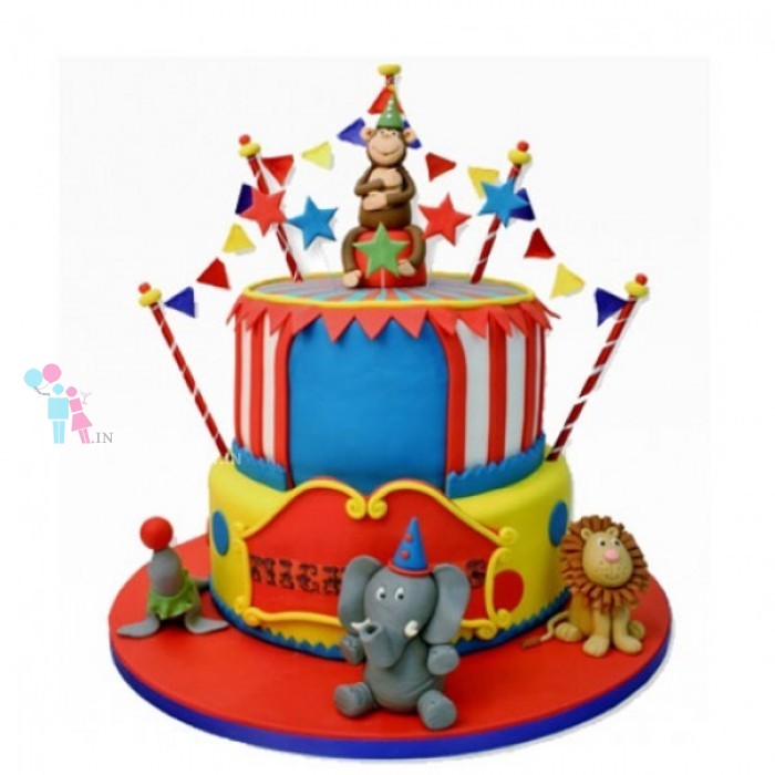 Circus Theme Cake