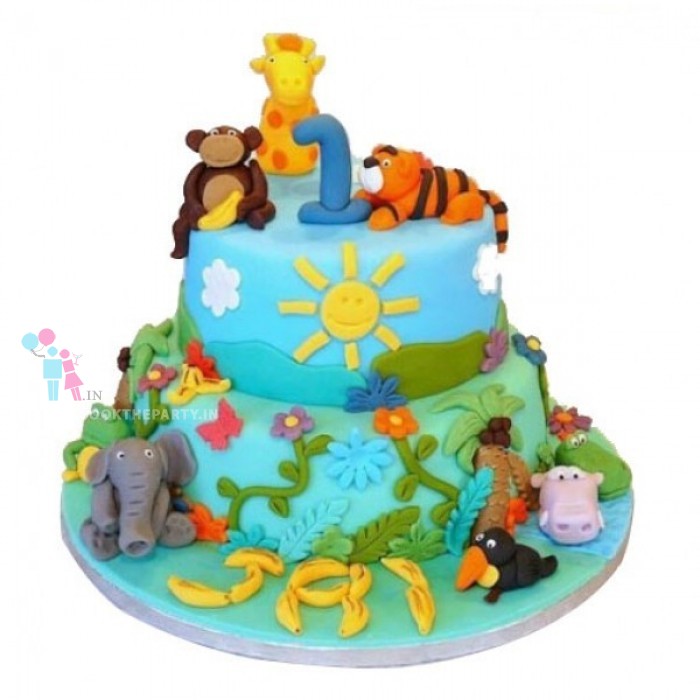 Jungle Book Theme Designer Cake  Avon Bakers