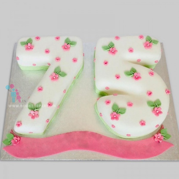 75 Number Cake