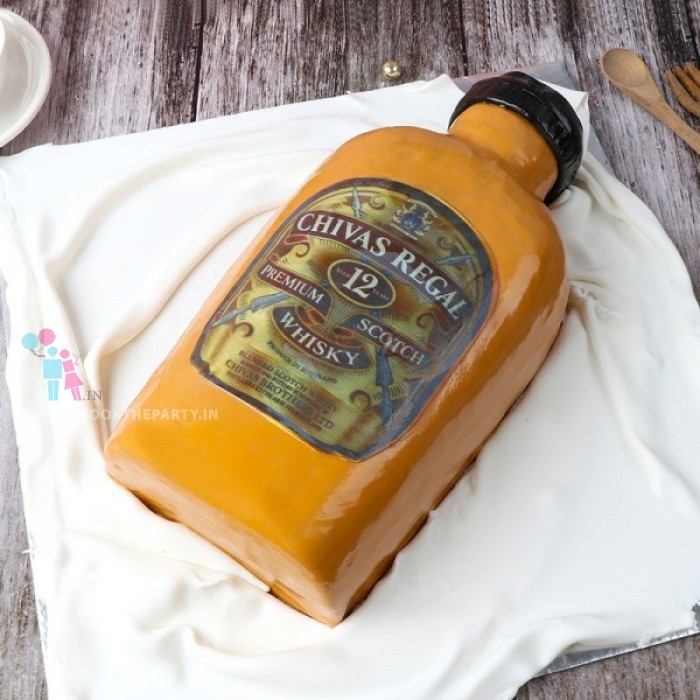 Delicious Liquor Theme Cake