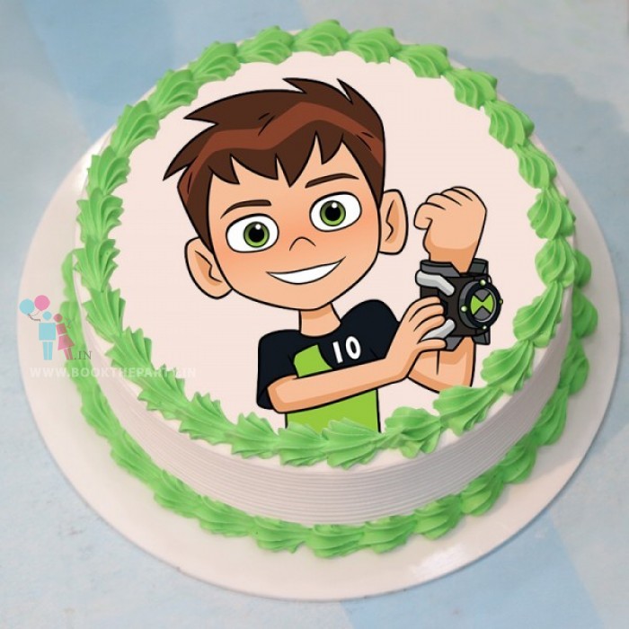 Ben 10 Cartoon Cake