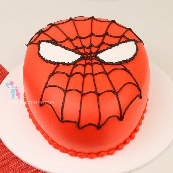 Spiderman Cream Cake