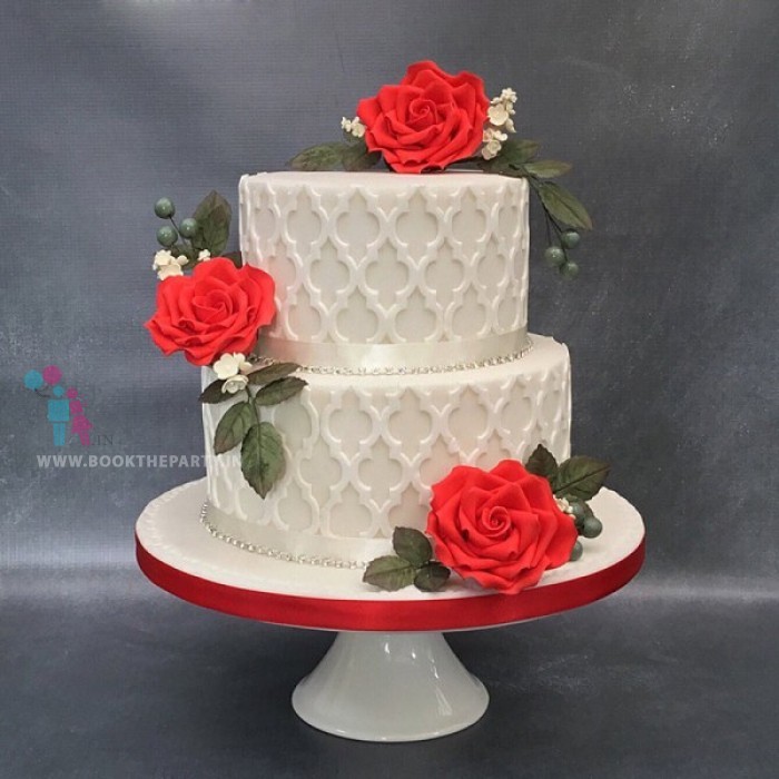 Heart Shape Anniversary Cake – The Cake King