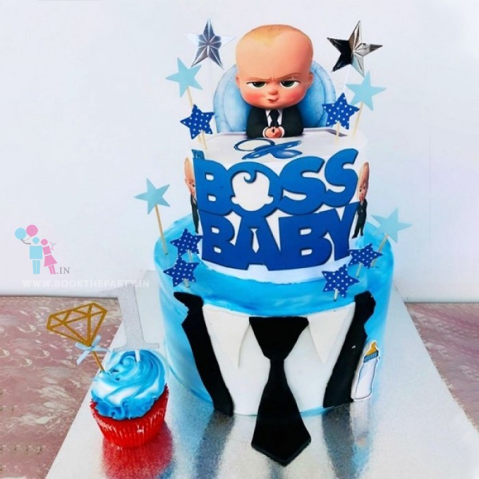 Boss Baby Half Birthday Theme Cake – Cakes All The Way