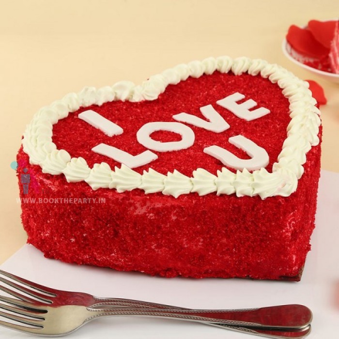 Red Heart Cake- Red Velvet 