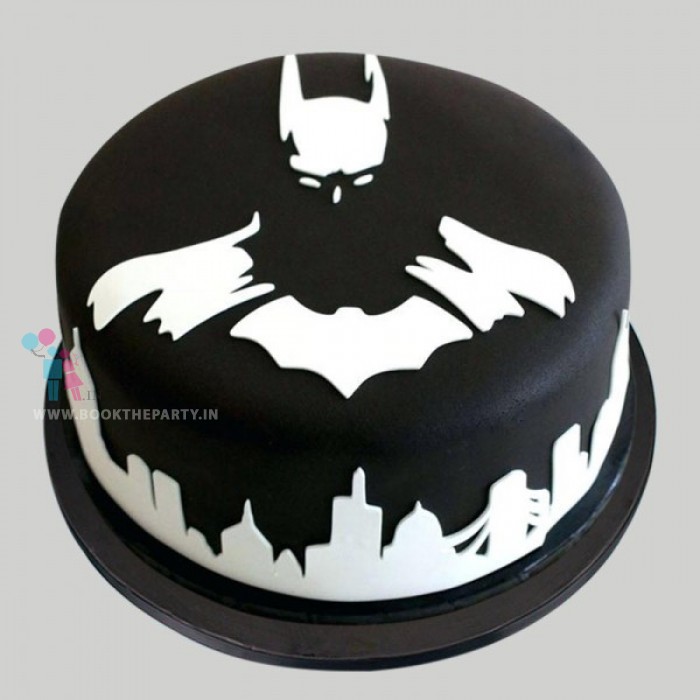 Beaming Batman Cake