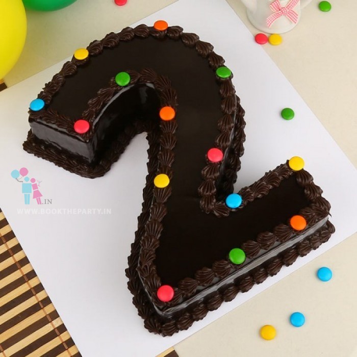 Number Chocolate Cake