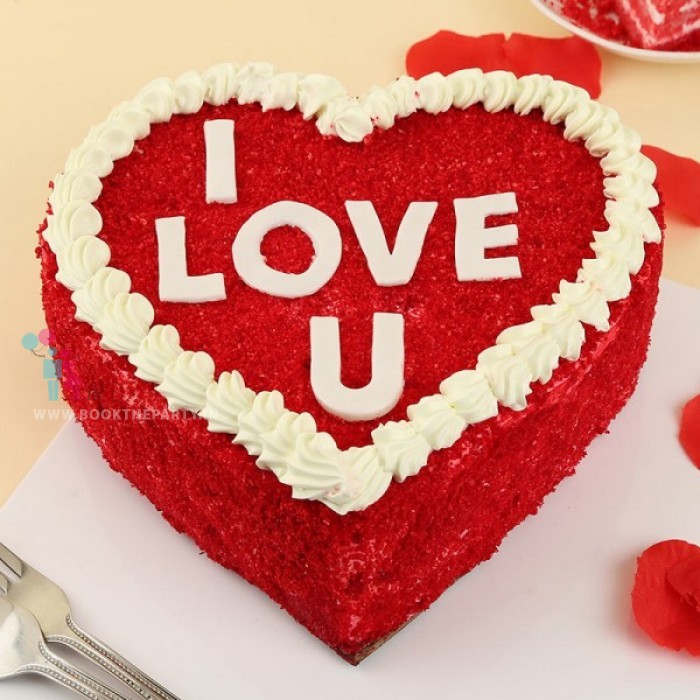 Red Heart Cake- Red Velvet 