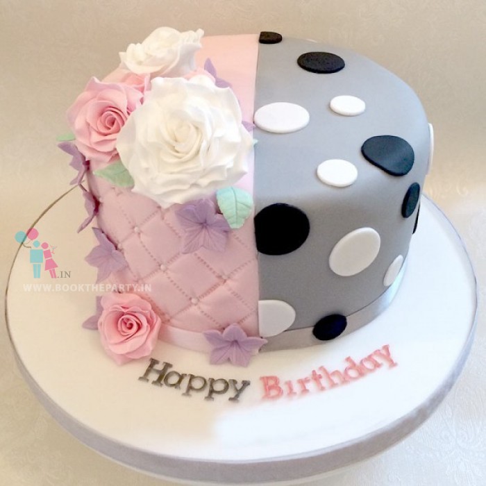 Strawberry and Vanilla Designer Cake