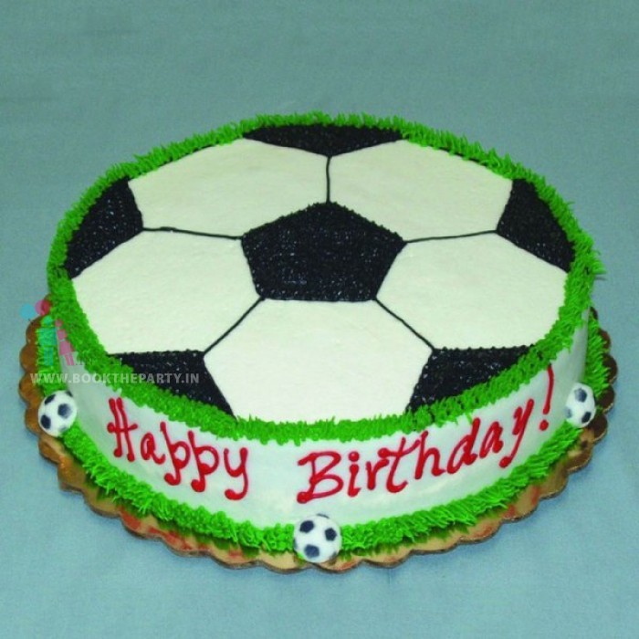 Football Cream Cake