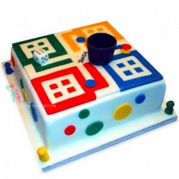 Ludo Theme Cake