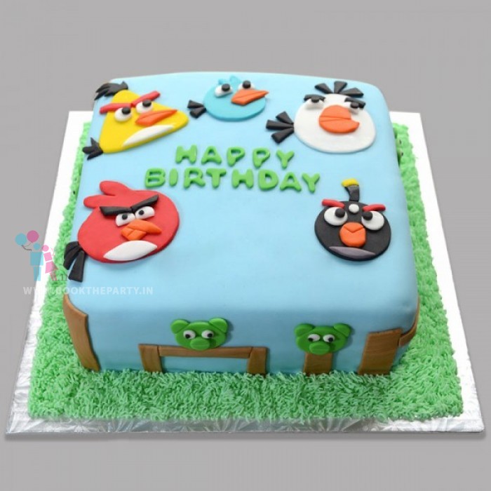 Angry Birds Cake For Kids
