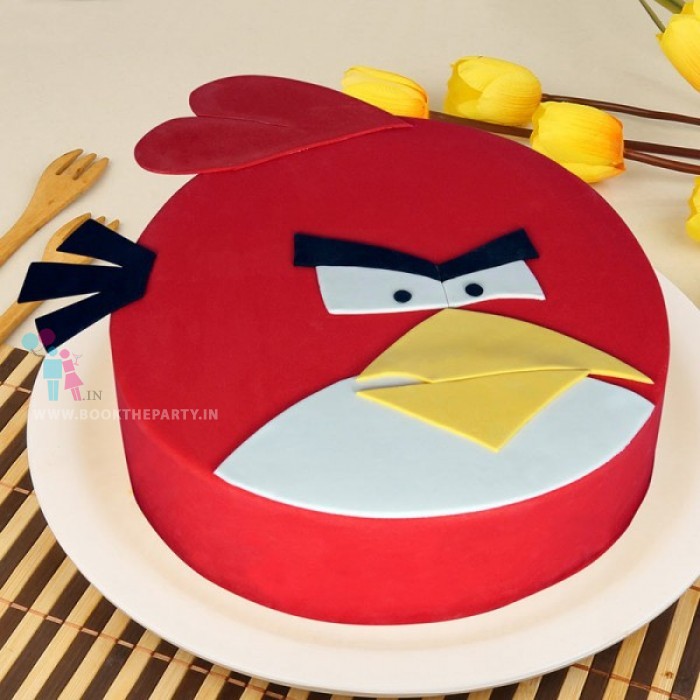Appealing Angry Bird Cake