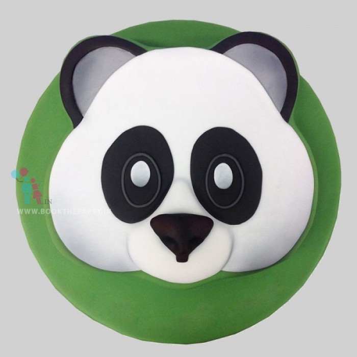 Cute Panda Fondant Cake