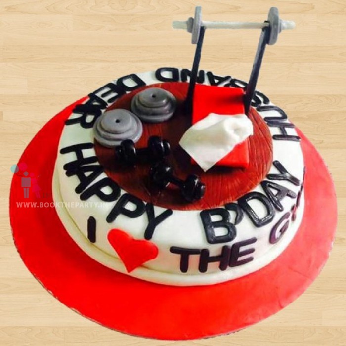 Husband Gym Cake