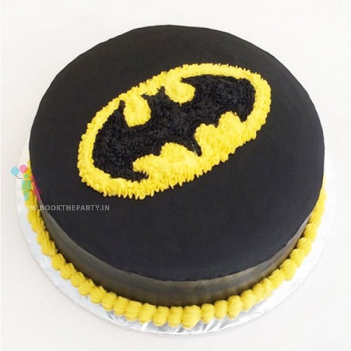 Round Batman Cake