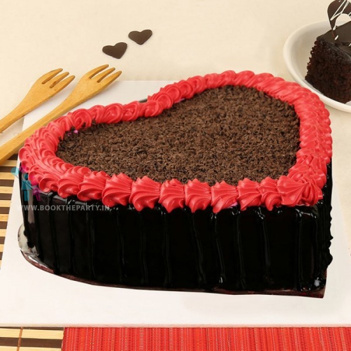 Ultimate Chocolate Heart Cake