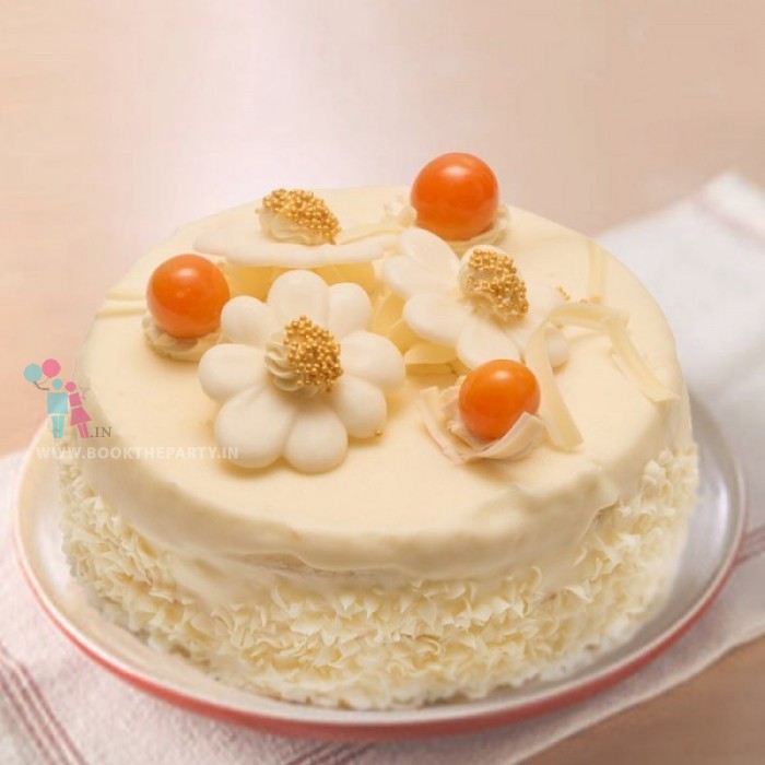 Sugarfree White Forest Cake Half Kg