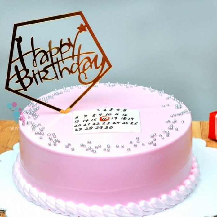 Pink Blush Birthday Cake