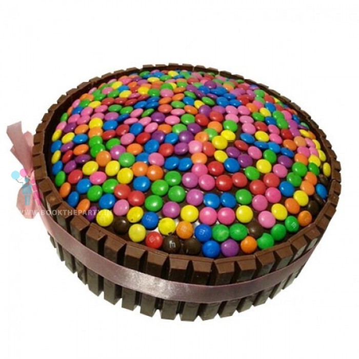 Rainbow Kit Kat Cake