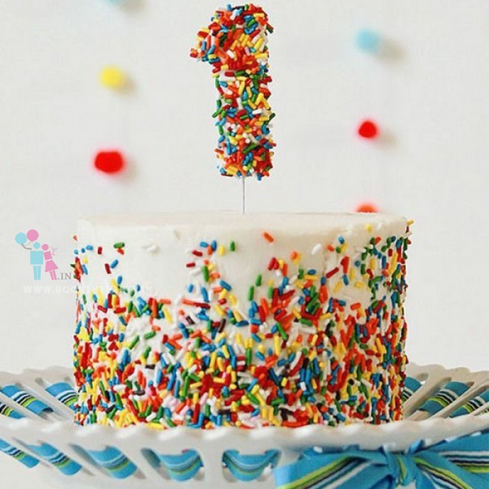 Vanilla Cake For 1st Birthday