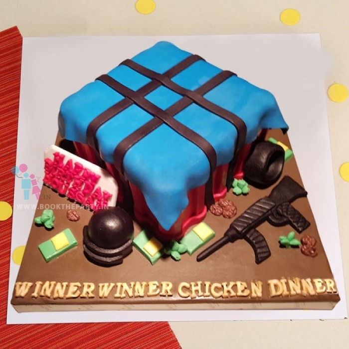 PUBG Game Cake