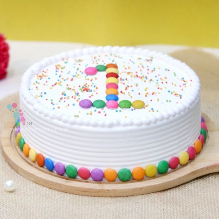 Colorful Sprinkled Cake