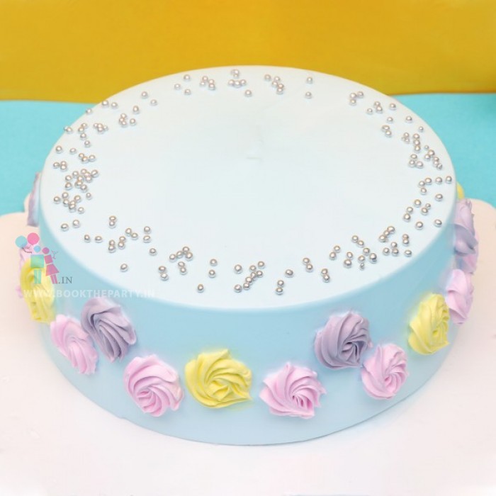 Floral Delight Vanilla Cake