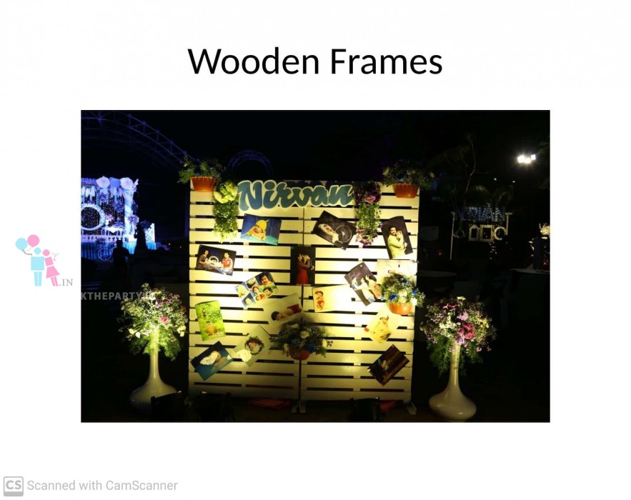 Wooden Frames Backdrop