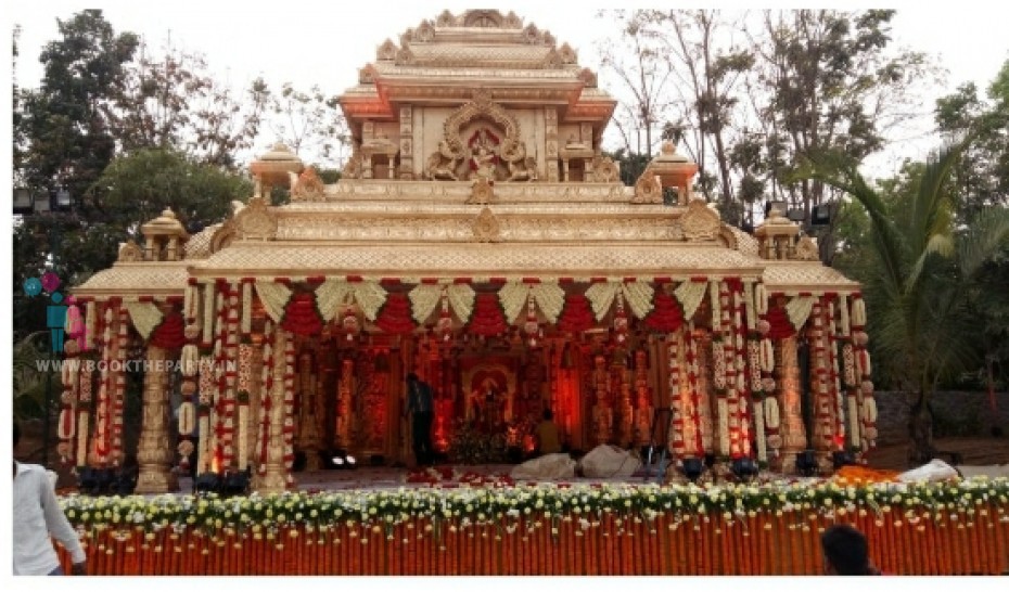 Temple Design Fiber Mandapam 