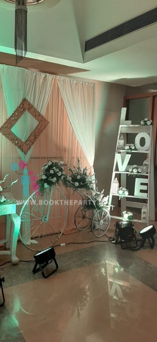 MDF Design With Flower Pasting Box Theme