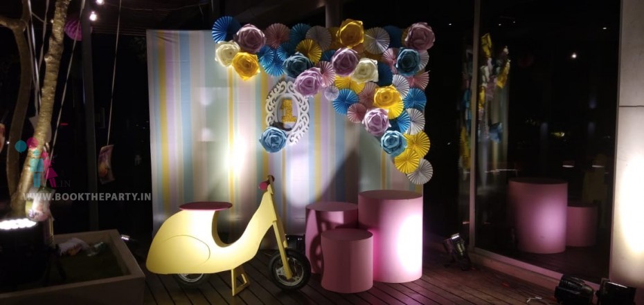 Paper Flowers with Scooter