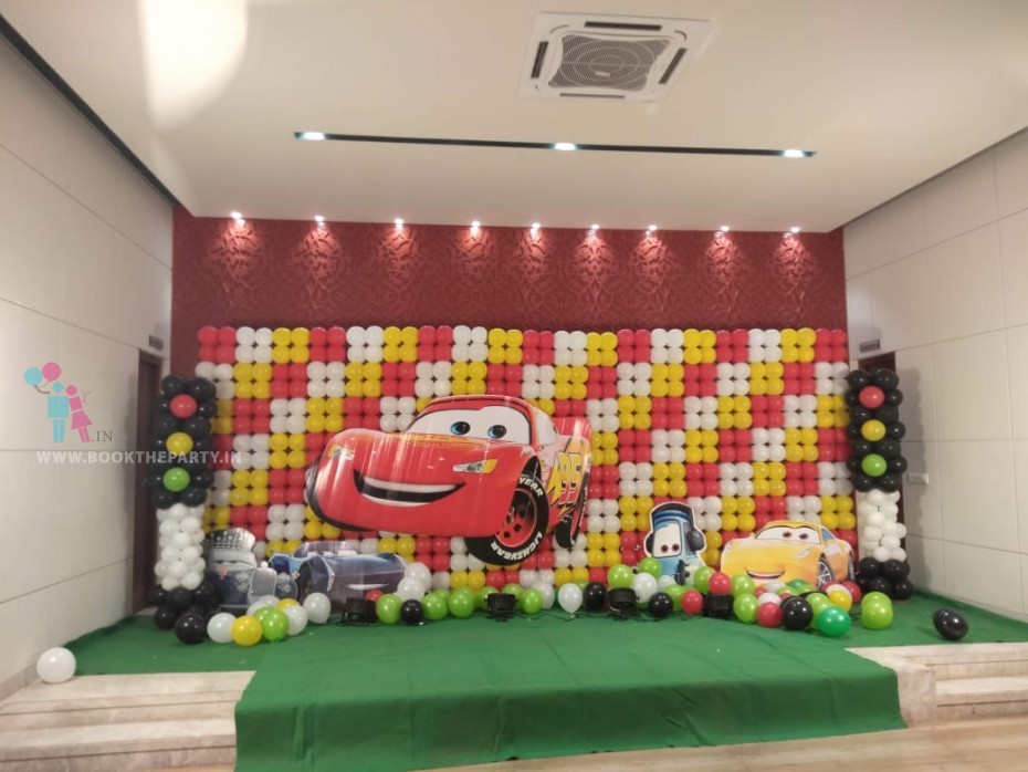 Carz Theme Balloon Wall 