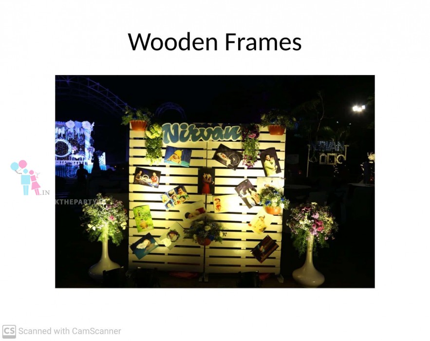 Wooden Frames Backdrop