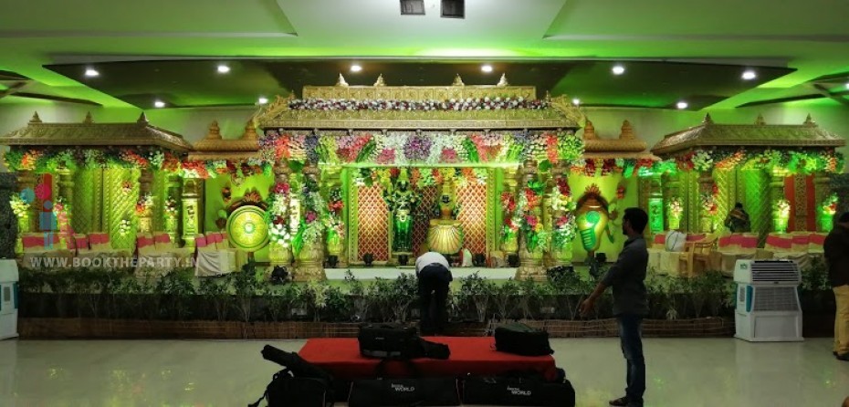 Golden Mandapam with Fiber panels