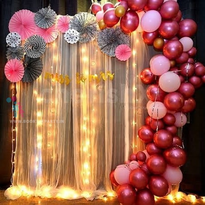 Chrome Balloons Decor