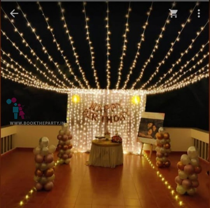 Terrace Decorations & Rooftop Open Air Set Ups for Birthday, Anniversary,  Baby Shower and More in Pune