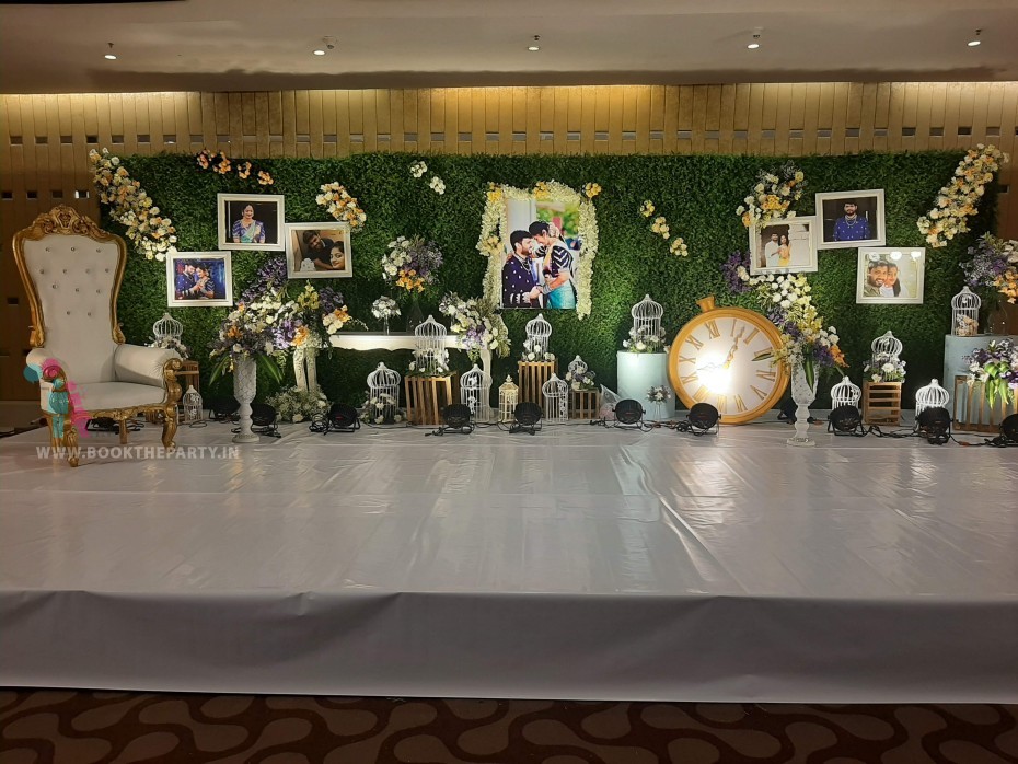 Grass Backdrop with Photo Frames