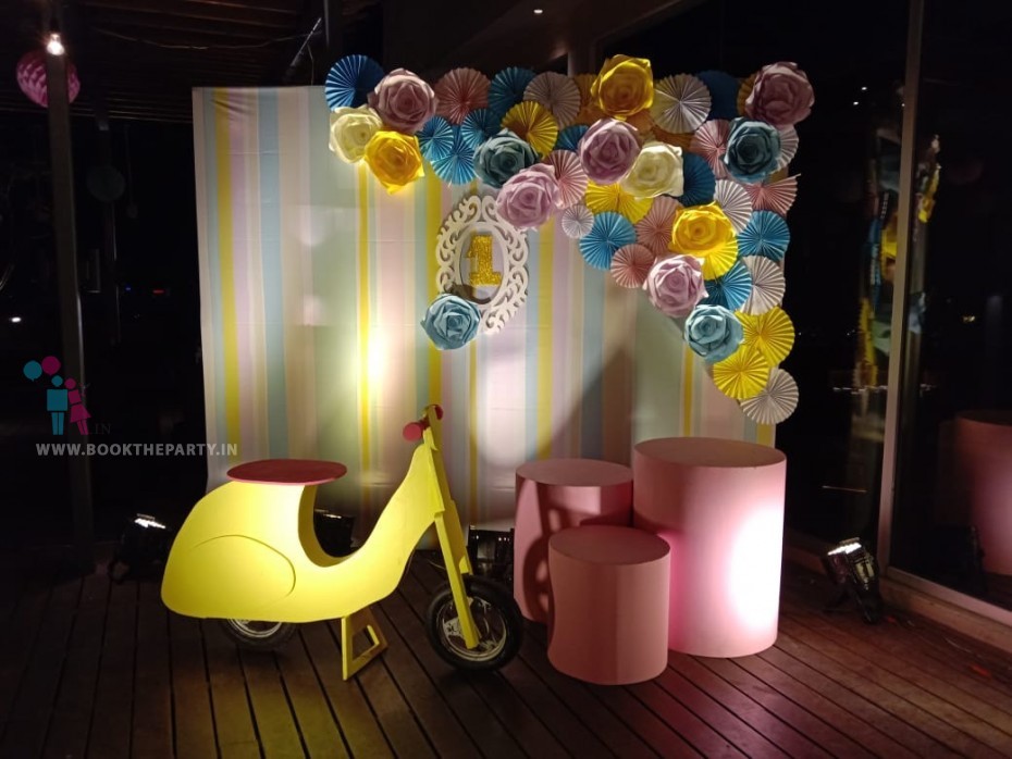 Paper Flowers with Scooter