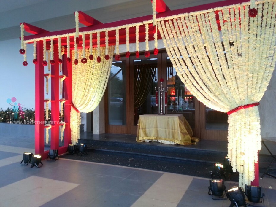 Red Drapes Mandapam 