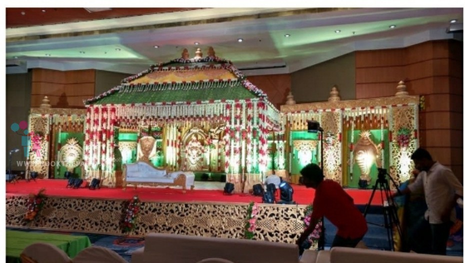 Coconut Mat Mandapam with Step Layer Theme 