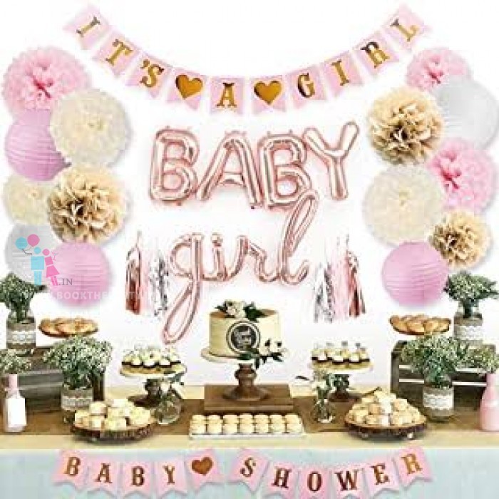 Baby Shower Decoration with Banner 