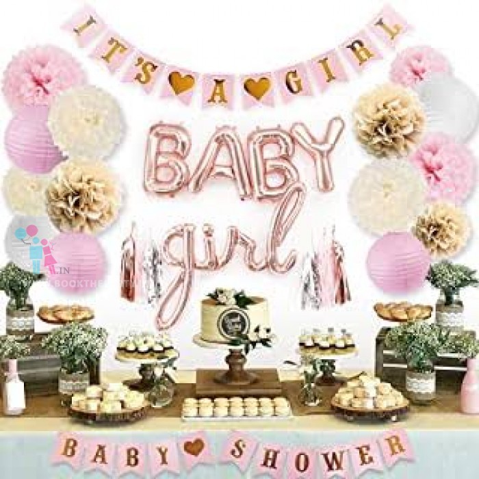Baby Shower Decoration with Banner