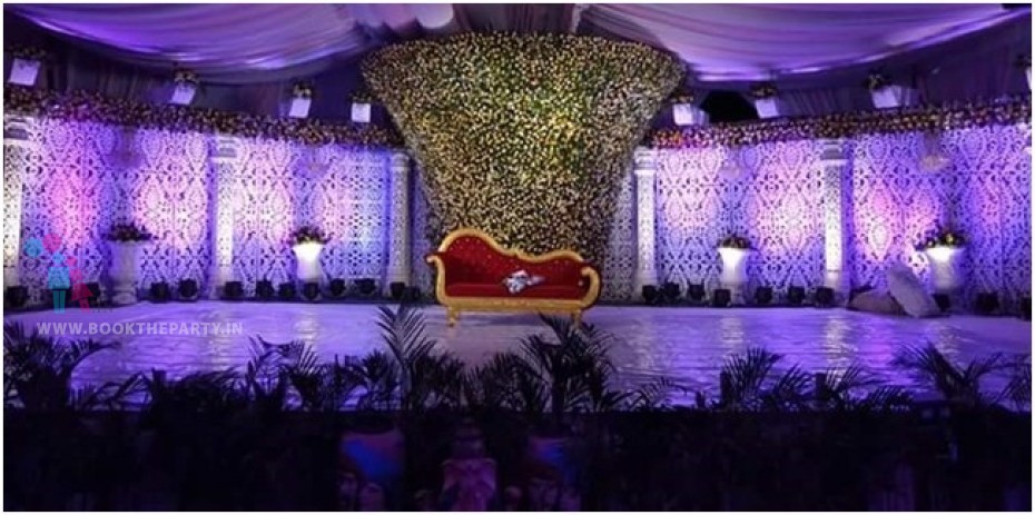 Big Dome Flower Pasting with Fiber Panels