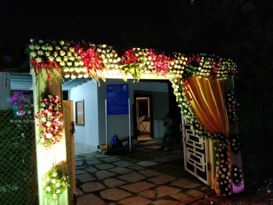 Golden Mandapam with Fiber panels