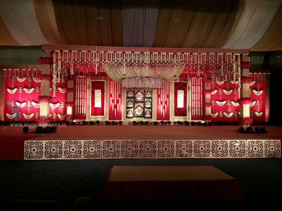 Red Drapes Mandapam 