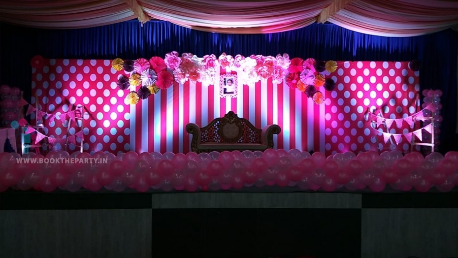 Pink & White Polka Dot Theme 