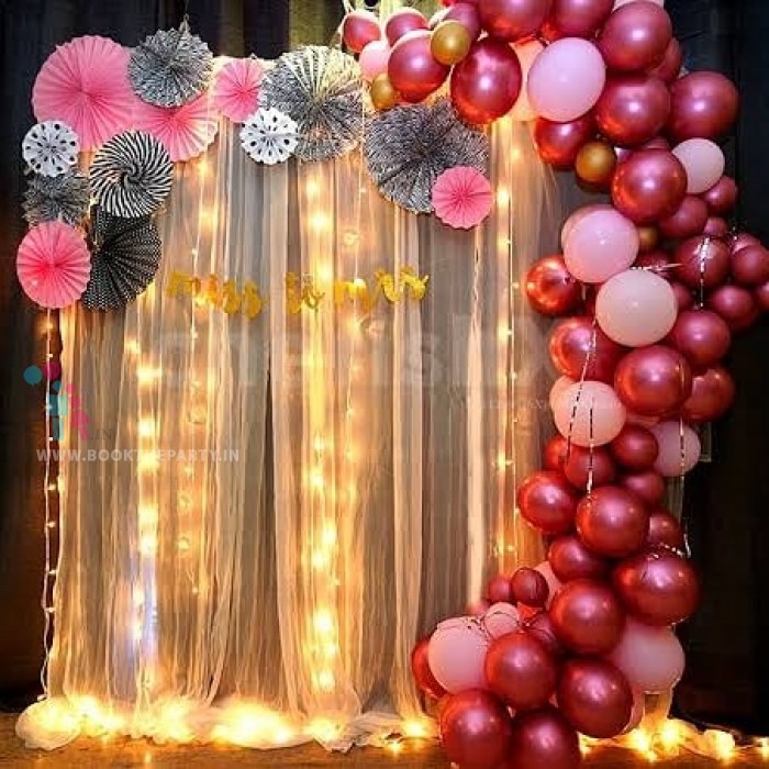 Chrome Balloons Decor