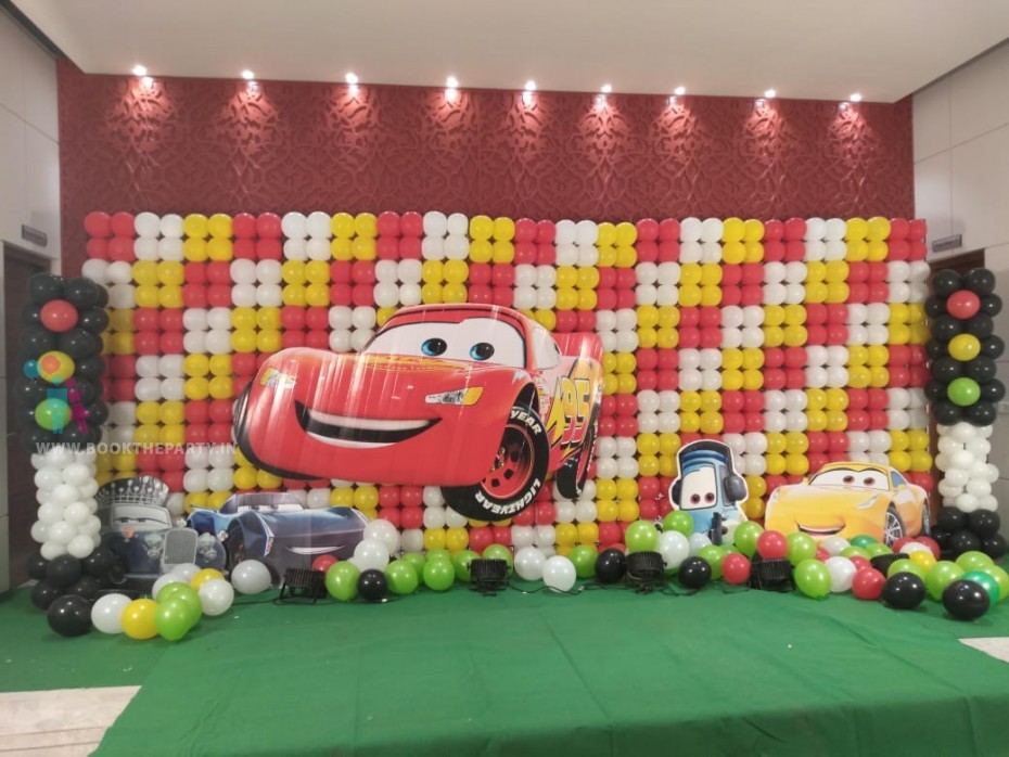 Carz Theme Balloon Wall 