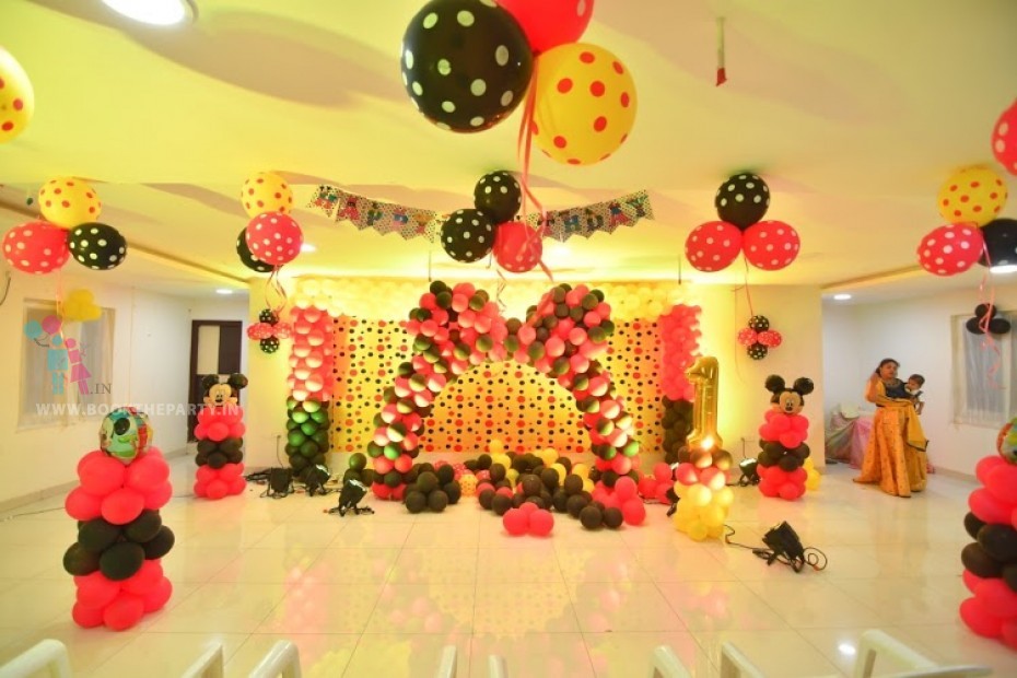  Mickey Balloon Arch Theme 